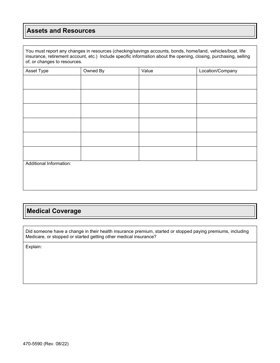 Form 470-5590 Ten-Day Report of Change for Medicaid / Hawki - Iowa, Page 5