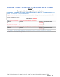 Application Form - Title IV-E Reimbursement Program for Legal Services - Nevada, Page 18