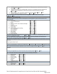 Application Form - Title IV-E Reimbursement Program for Legal Services - Nevada, Page 21