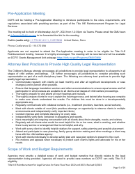 Application Form - Title IV-E Reimbursement Program for Legal Services - Nevada, Page 5