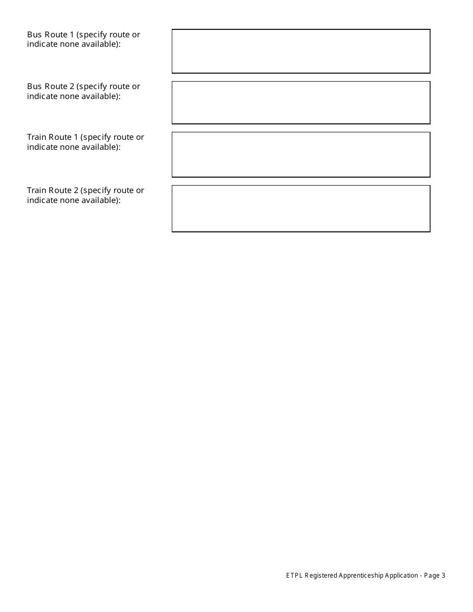 Eligible Training Provider List Registered Apprenticeship Application - New Jersey, Page 4