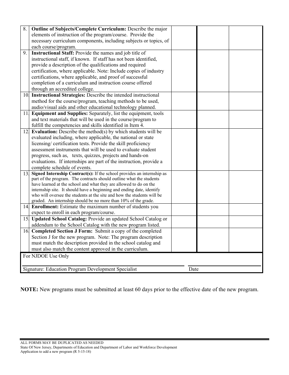 New Jersey Curriculum Assessment Checklist - Fill Out, Sign Online and ...