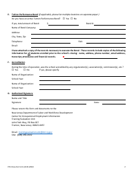 Private Career School Close-out Form - New Jersey, Page 2