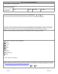 Form SF-1648 Houses of Worship Security Grant Application - Tennessee, Page 2