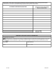 Form SF-1648 Houses of Worship Security Grant Application - Tennessee, Page 5
