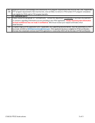 Instructions for Business Certification Application - Pine Tree Development Zone (Ptdz) Program - Maine, Page 3