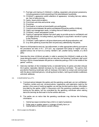 Form H603 Order Appointing Parenting Coordinator - Cuyahoga County, Ohio, Page 3