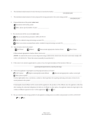 Application for Water Storage Permit - Arizona, Page 2