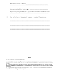 Form 45-514 Application for Permit to Withdraw Groundwater for Mineral Extraction &amp; Metallurgical Processing Within an Active Management Area - Arizona, Page 6