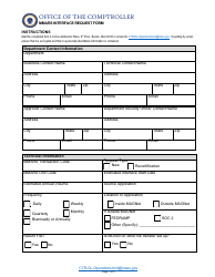 Document preview: Mmars Interface Request Form - Massachusetts
