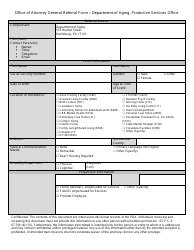 Office of Attorney General Referral Form - Pennsylvania