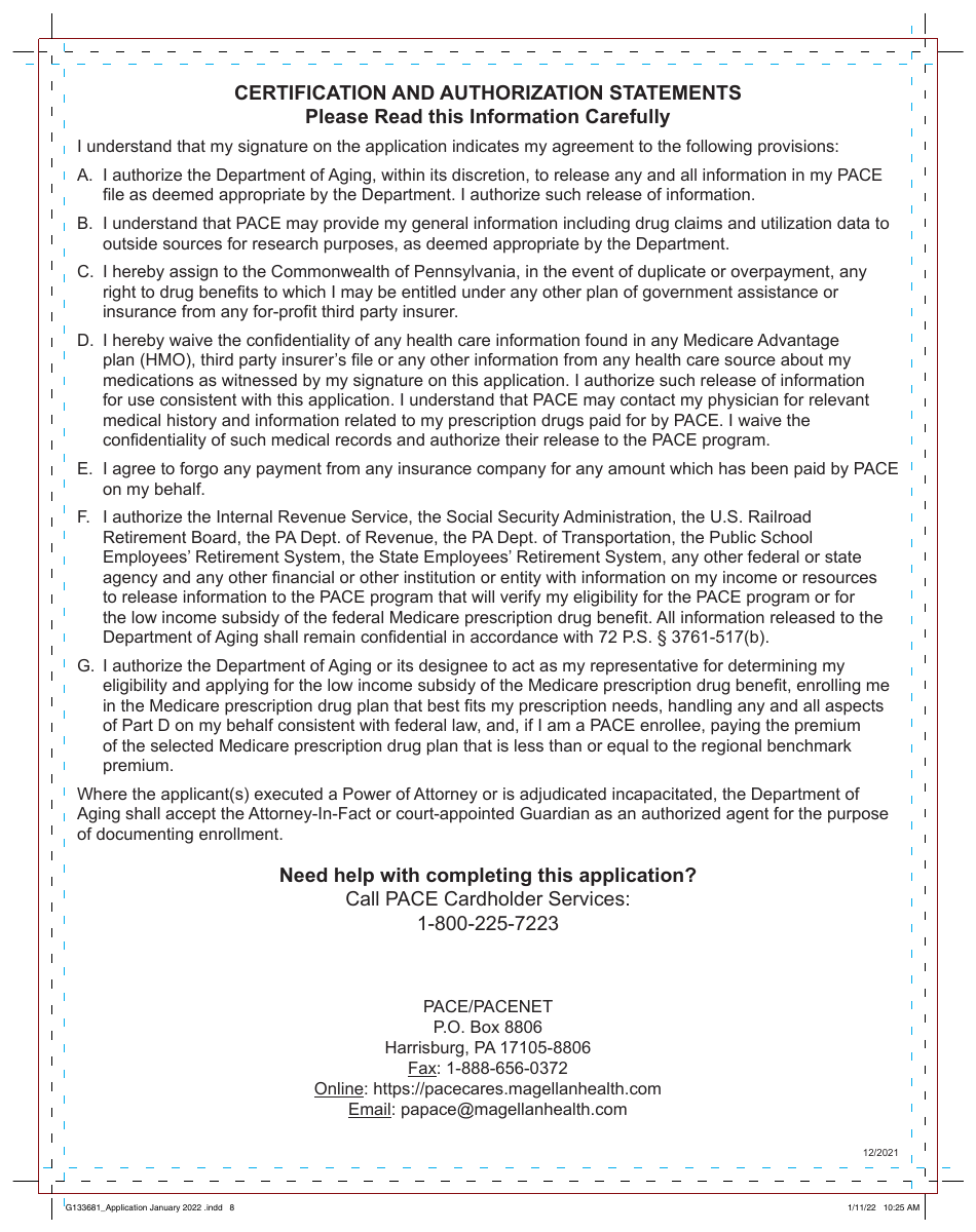 Pace / Pacenet Application - Pennsylvania, Page 10