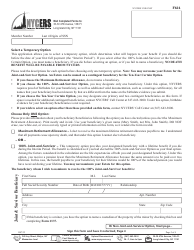 Form F624 Application for Disability Retirement - Tier 6 63/10 and Special Plan Members - New York City, Page 2