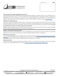 Form F624 Application for Disability Retirement - Tier 6 63/10 and Special Plan Members - New York City, Page 6