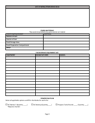 Unpackaged Food Preparation Cart Plan Submittal Package - County of San Diego, California, Page 5