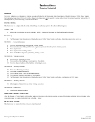 Form 457E Training Submittal - Mississippi, Page 2
