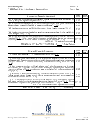 Form 1262 Public Water System Capacity Assessment Form for Private (For Profit) Water Systems - Mississippi, Page 2