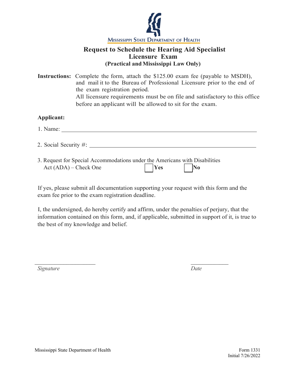 Form 1331 - Fill Out, Sign Online and Download Fillable PDF ...