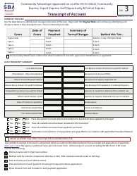 Guaranty Purchase Package Tabs - Community Advantage (Approved on or After 05/31/2022), Community Express, Express, Export Express, Gulf Opportunity, &amp; Patriot Express, Page 5