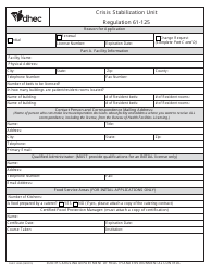 DHEC Form 4042 Licensure Application for Crisis Stabilization Unit - South Carolina, Page 3