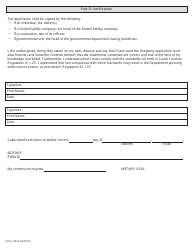 DHEC Form 4042 Licensure Application for Crisis Stabilization Unit - South Carolina, Page 6