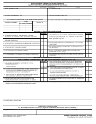 Form SF-1423 Inventory Verification Survey