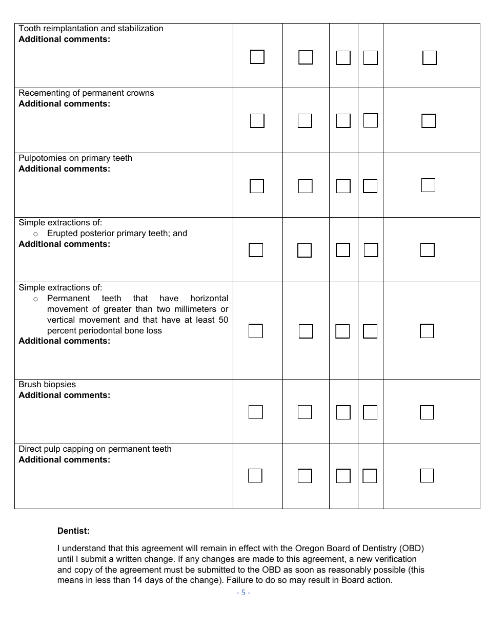 Oregon Verification of Collaborative Agreement - Fill Out, Sign Online ...