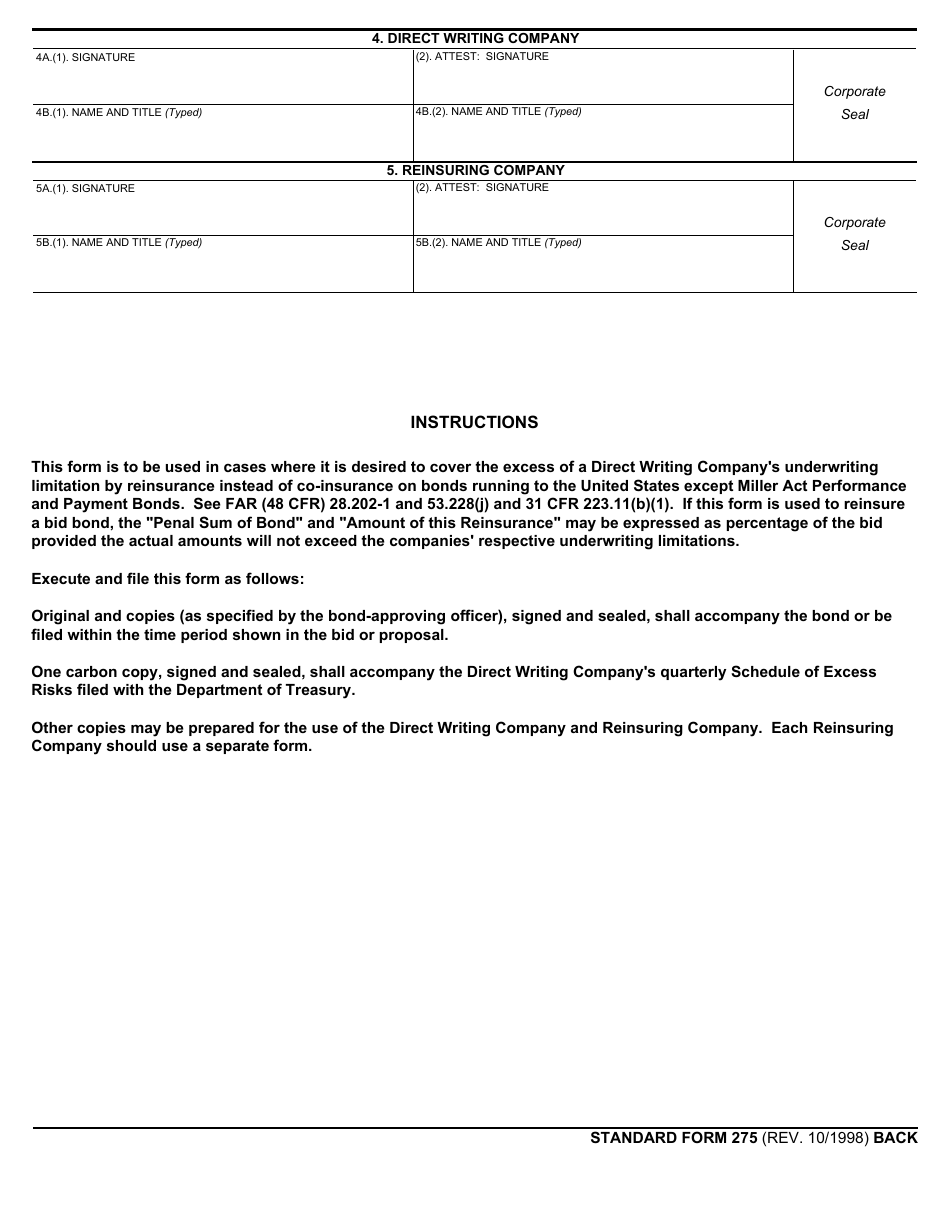 Form Sf 275 Fill Out Sign Online And Download Fillable Pdf Templateroller 6044