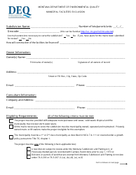 Municipal Facilities Exclusion - Montana