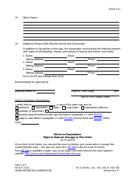 Form PG-415 Order Appointing Conservator - Alaska, Page 6