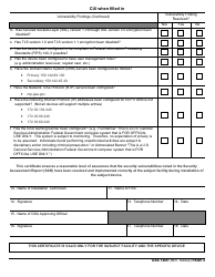 GSA Form 1260 Security Resolution Certificate for Fire Alarm Communicators, Page 2