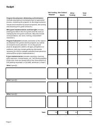 319 Application Form - Mini-Grant Programs - Montana, Page 2