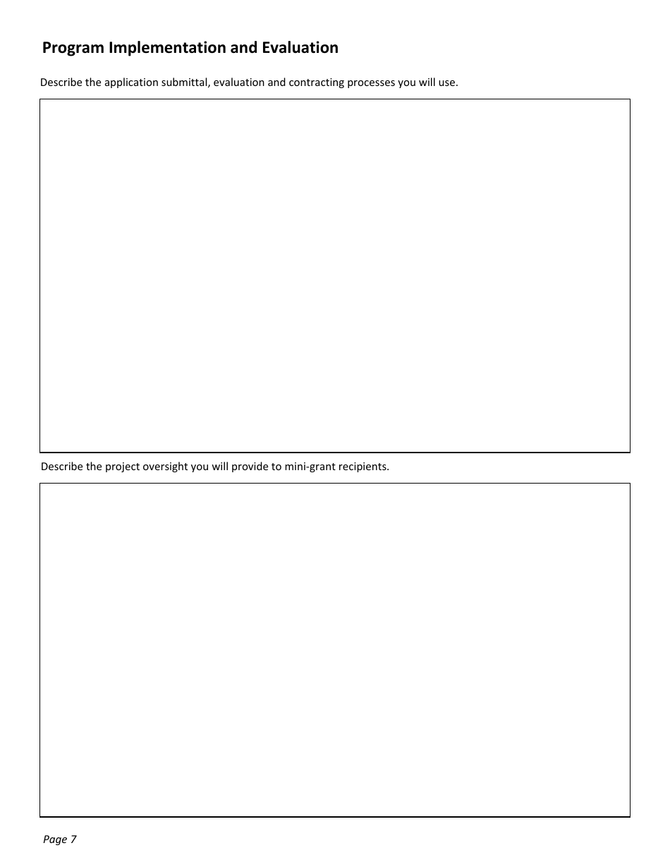 319 Application Form - Mini-Grant Programs - Montana, Page 7