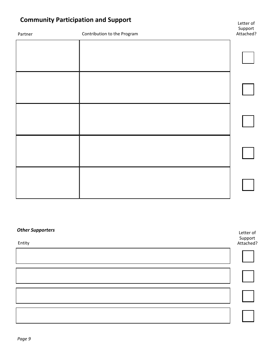 319 Application Form - Mini-Grant Programs - Montana, Page 9