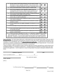 Application for Reciprocal Licensure - Board of Nursing Facility Administrators - South Dakota, Page 3