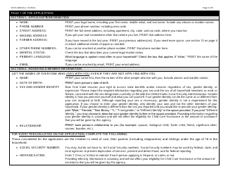 Instructions for Form OCFS-6025 Application for Child Care Assistance - New York, Page 2