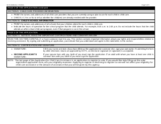 Instructions for Form OCFS-6025 Application for Child Care Assistance - New York, Page 5