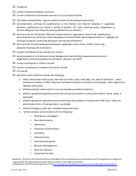 Initial Licensure Inspection Checklist - Louisiana, Page 2