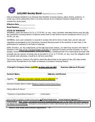 Commercial Subcontractor Registration Application - Arkansas, Page 11