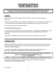 Temporary Commercial Licensing Application - Arkansas, Page 8