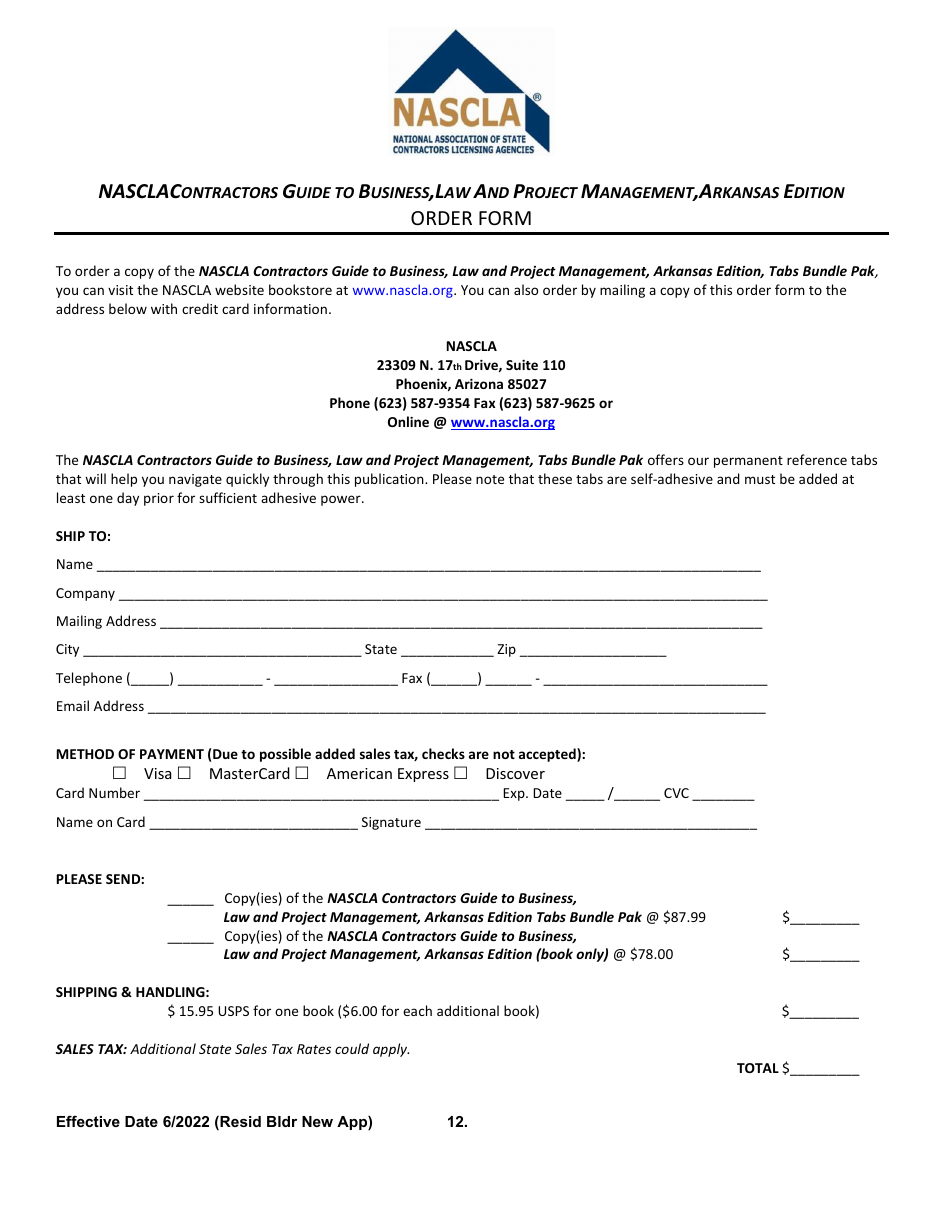 Residential Builders New Application - Arkansas, Page 12