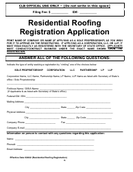 Residential Roofing Registration - Arkansas, Page 4