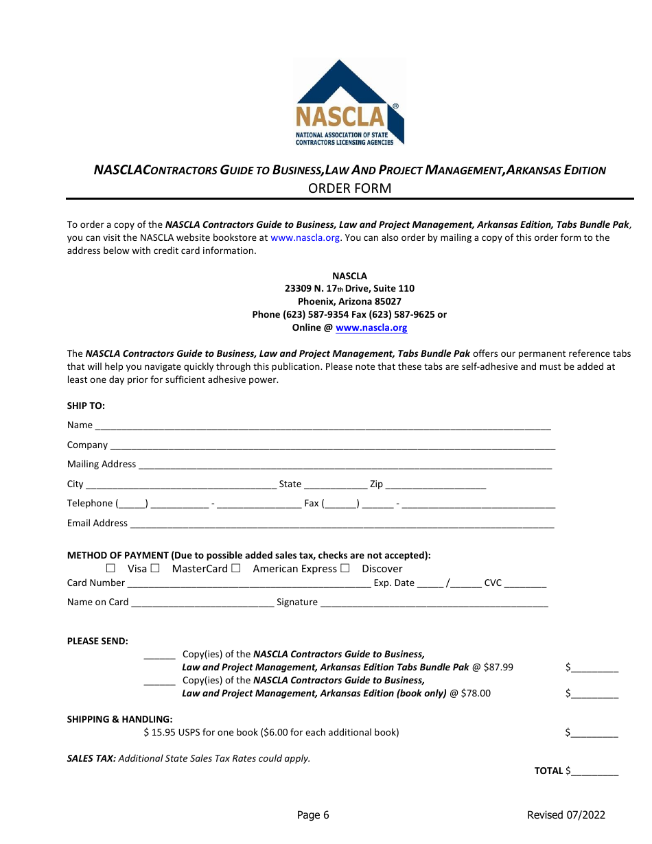 Qualifier Change Form - Arkansas, Page 6