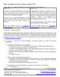 Conditional Use Permit Application Checklist &amp; Information Handout - City of Petaluma, California, Page 4