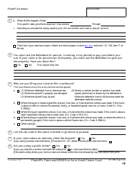 Form SC-100 Plaintiff&#039;s Claim and Order to Go to Small Claims Court - California, Page 3