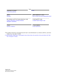 Form CC3:14 Fence Dispute Complaint Certified Mail Instruction and Return - Nebraska (English/Spanish), Page 4
