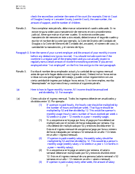 Instructions for Form DC6:5.2 Financial Affidavit for Child Support - Nebraska (English/Spanish), Page 2