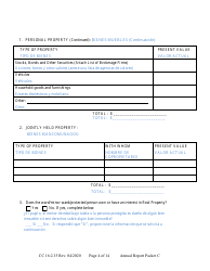 Form CC16:2.35 Packet C - Conservatorship Annual Reporting Forms - Nebraska (English/Spanish), Page 10