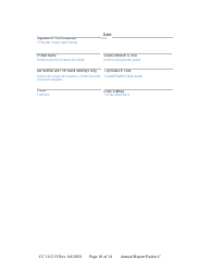 Form CC16:2.35 Packet C - Conservatorship Annual Reporting Forms - Nebraska (English/Spanish), Page 16