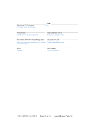 Form CC16:2.35 Packet C - Conservatorship Annual Reporting Forms - Nebraska (English/Spanish), Page 18